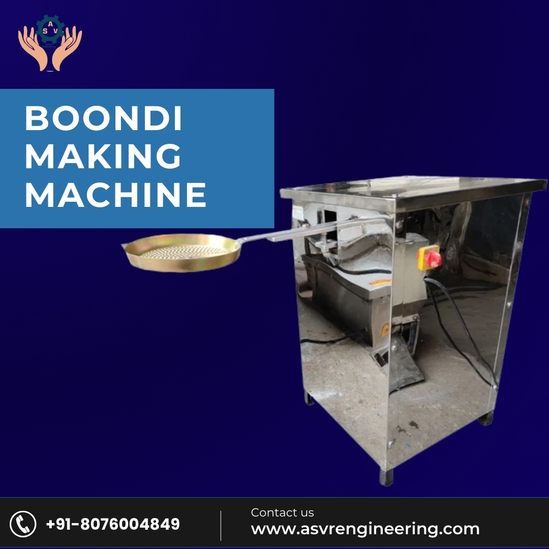 Boondi Making Machine Wholesalers in India | Trusted Industrial Machine Suppliers